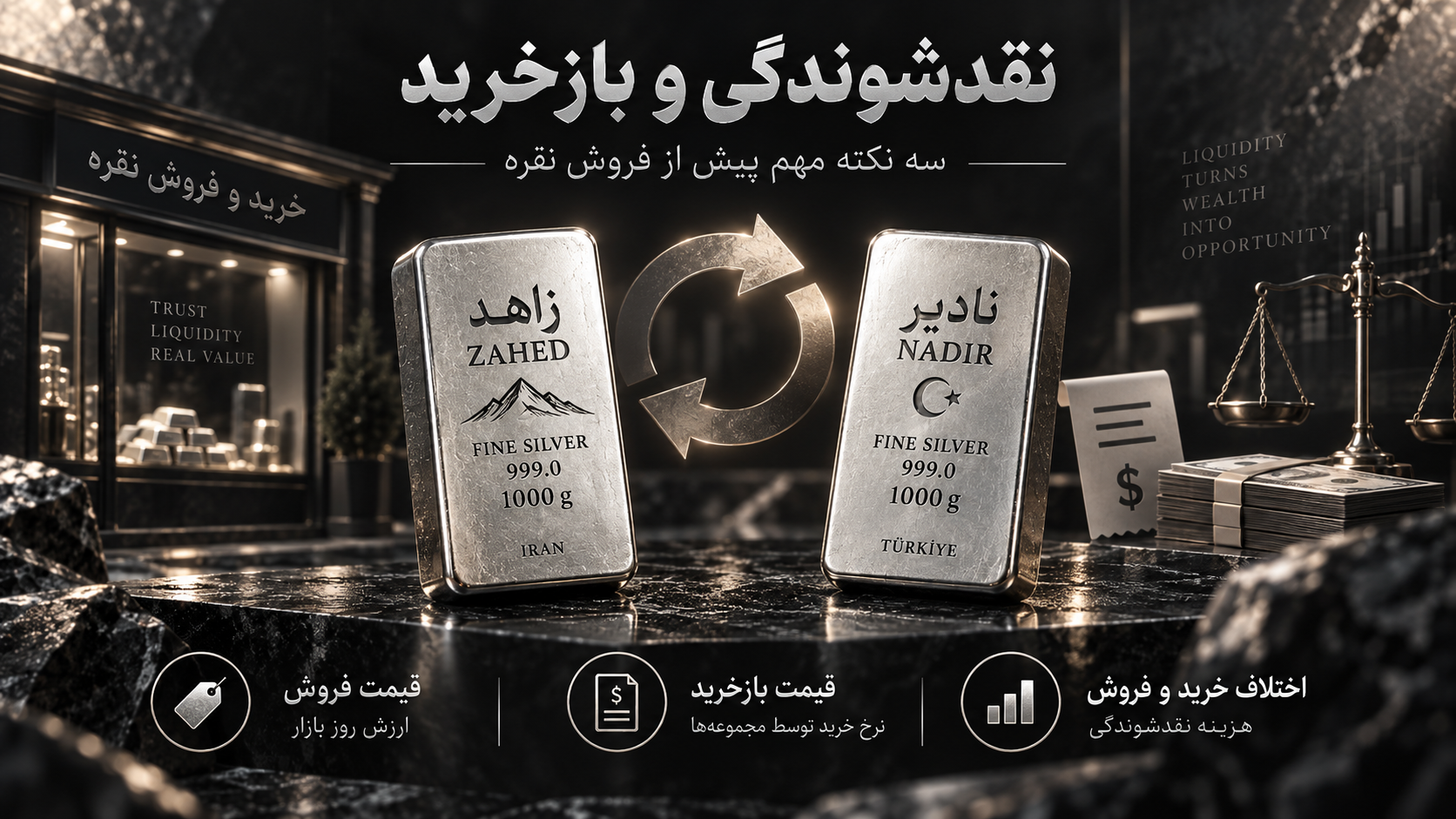 نقد شوندگی و باز خرید